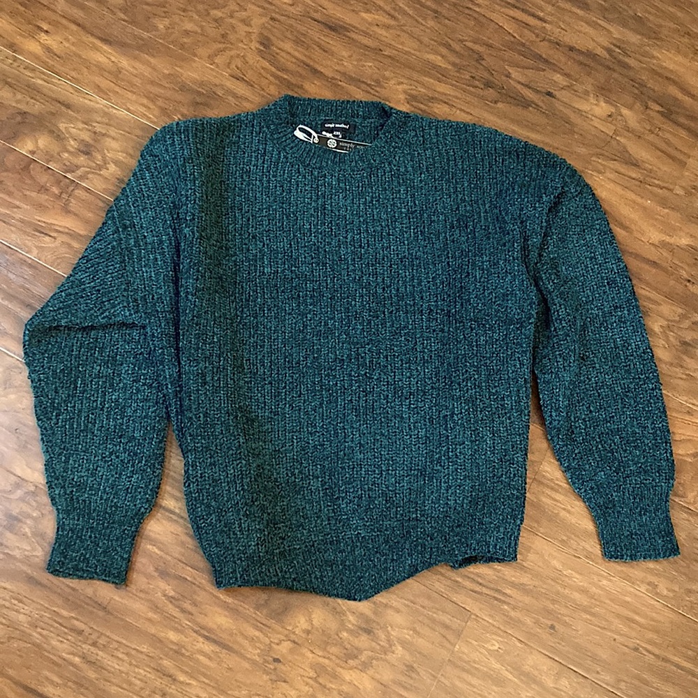 Simply Southern Emerald Wave Hemline Sweater size XXL NWT